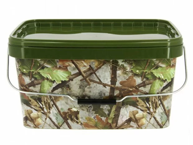 NGT Rechthoekige Emmer Camo 12,5 Liter 2 NGT Rechthoekige Emmer Camo 12,5 Liter - Afbeelding 2