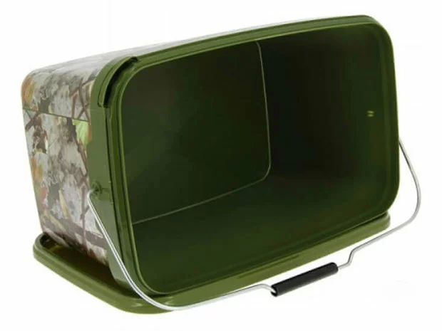 NGT Rechthoekige Emmer Camo 12,5 Liter 3 NGT Rechthoekige Emmer Camo 12,5 Liter - Afbeelding 3