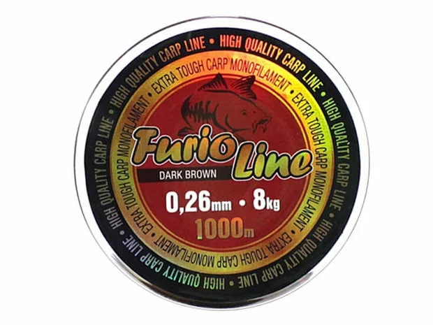 Z-Fish Furio Karperlijn Bruin 1000 M. 2 Z-Fish Furio Karperlijn Bruin 1000 M. - Afbeelding 2