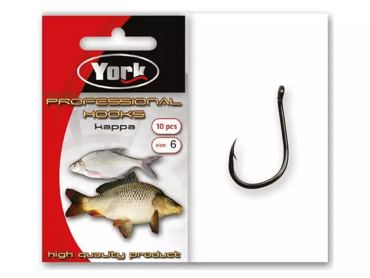 YORK Karperhaken Kappa Wide Gape 10 St. 1 YORK Karperhaken Kappa Wide Gape 10 St.
