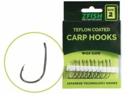 Z-Fish Teflon Karperhaken Wide Gape 10 St.