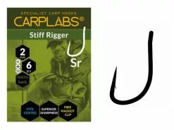Karperhaken Carplabs Stiff Rigger 6 St.