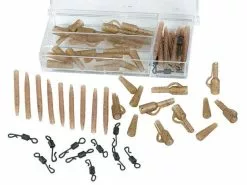 Voorpagina 13 Extra Carp Camouflage Lead Clip Set + Swivels + Sleeves 10 St.