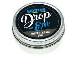 Kryston Drop 'Em Tungsten Braid Sink 10 Gr Dark Silt