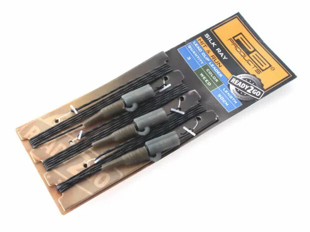 Hit & Run Leadclip Leader 90 Cm 3 St. (PB Products) 1 Hit & Run Leadclip Leader 90 Cm 3 St. (PB Products)