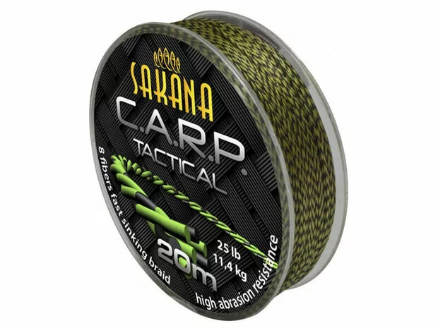 Sakana Tactical Carp 20 M. Soepel Braid Onderlijn Materiaal 2 Sakana Tactical Carp 20 M. Soepel Braid Onderlijn Materiaal - Afbeelding 2