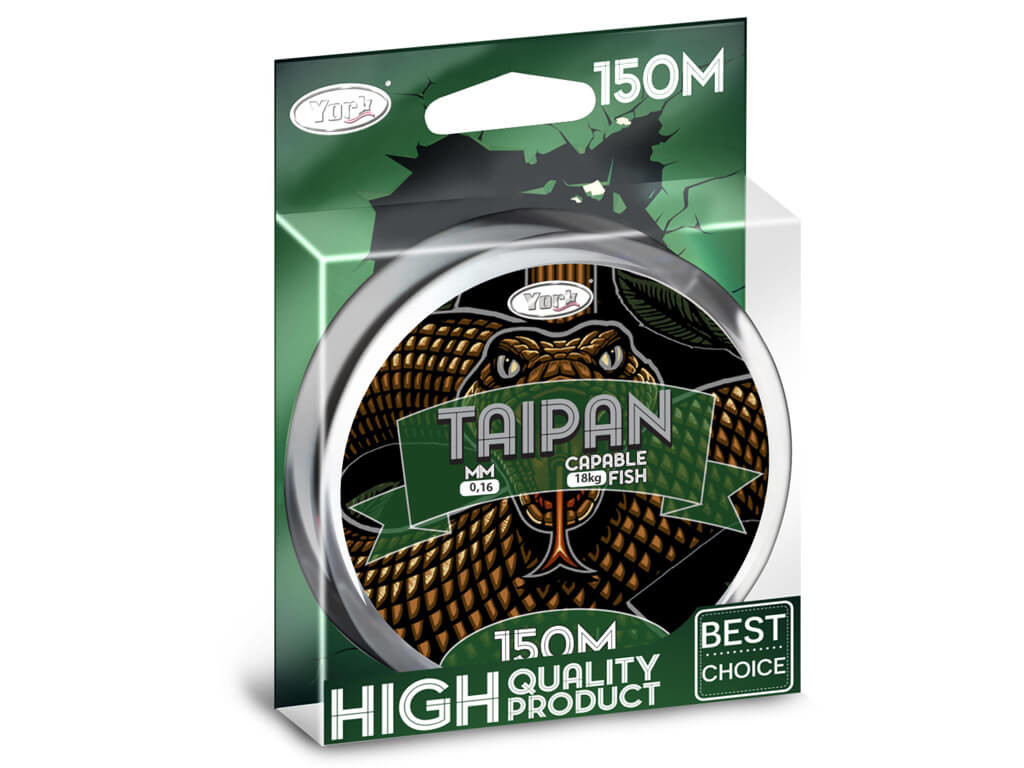 YORK Gevlochten Lijn Taipan Groen 1000 M. 1 YORK Gevlochten Lijn Taipan Groen 1000 M.