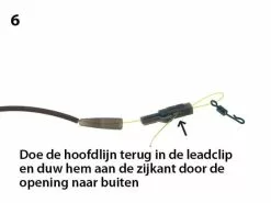 Hit & Run X-Safe Leadclip Mainline Only Set (PB Products) -Rig materiaal Winkel 20108748